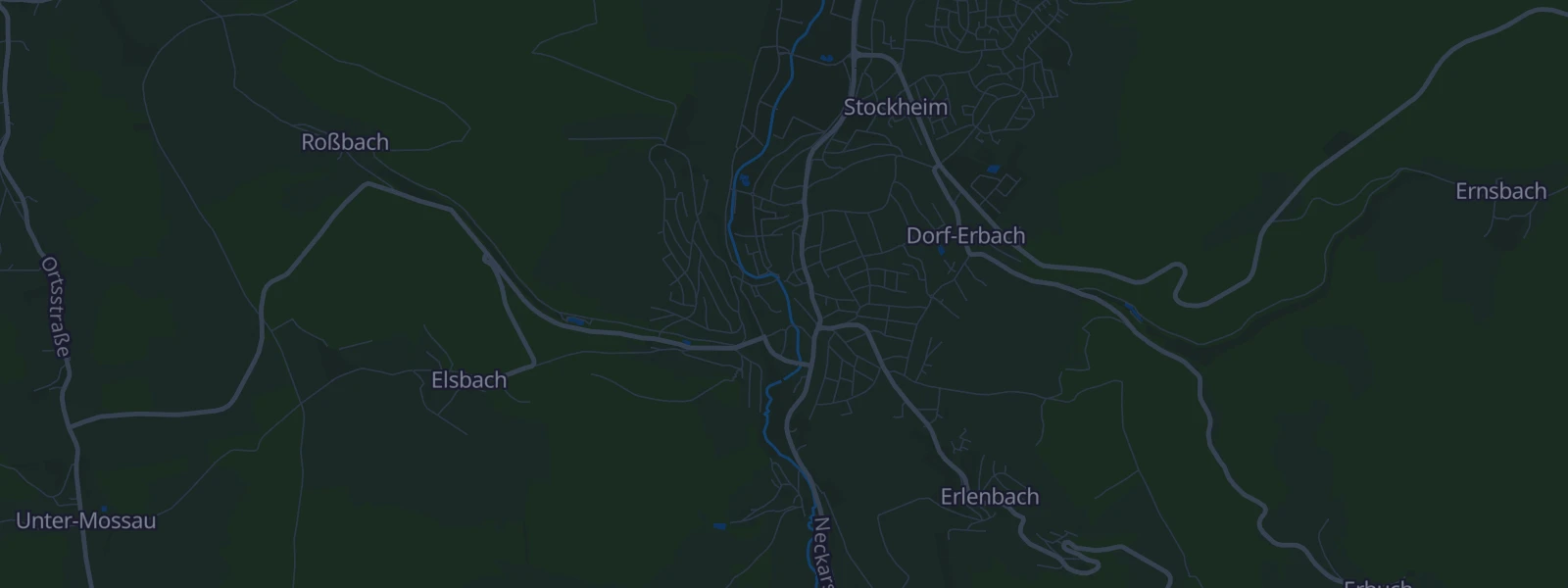 Karte von Erbach