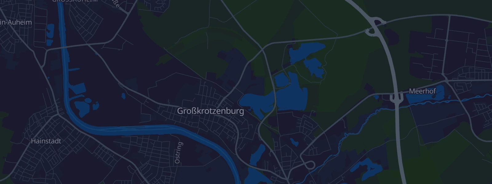 Karte von Großkrotzenburg