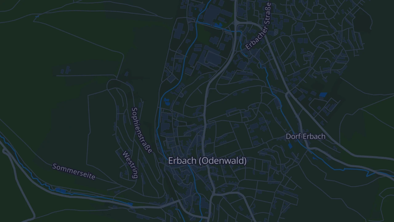 Karte von Erbach