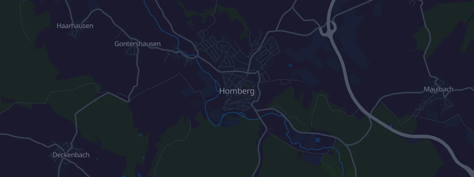Karte von Homberg (Ohm)