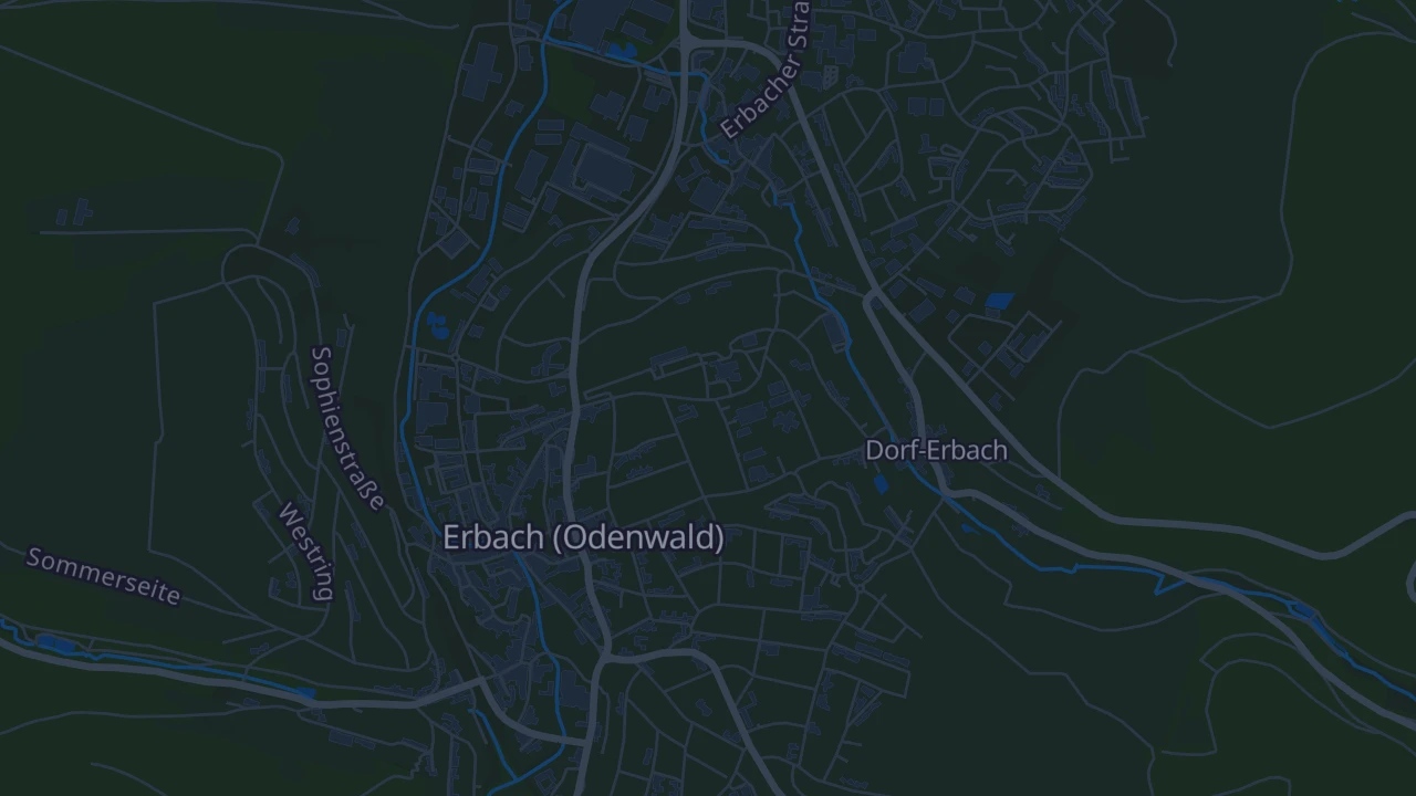 Karte von Erbach