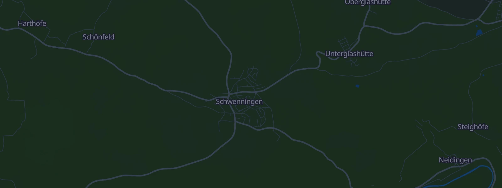 Karte von Schwenningen