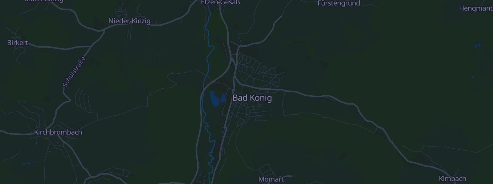 Karte von Bad König