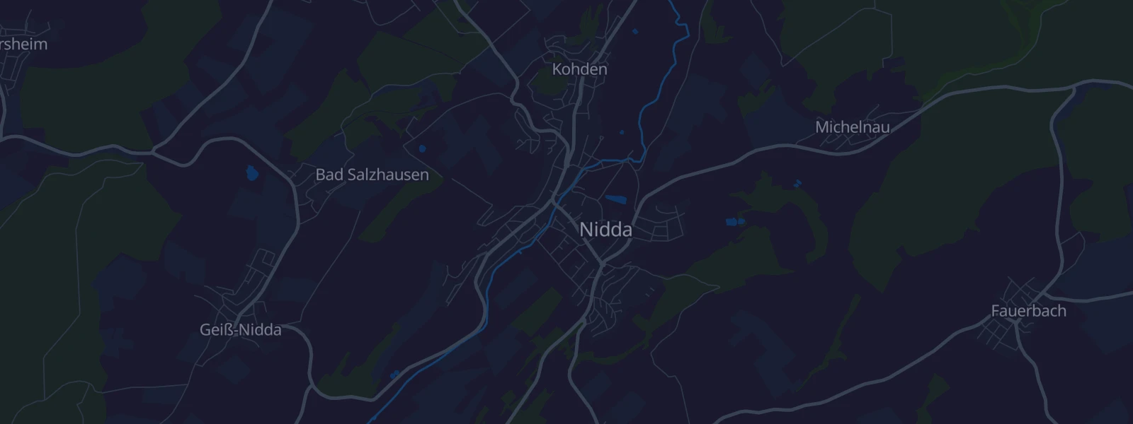 Karte von Nidda