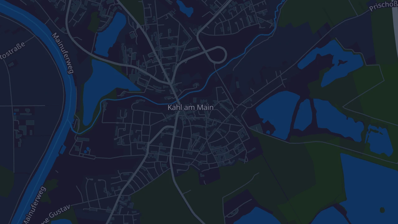 Karte von Kahl am Main