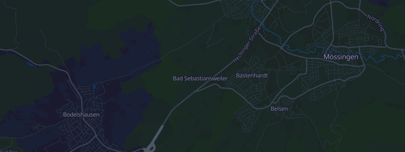 Karte von Mössingen-Bad Sebastiansweiler