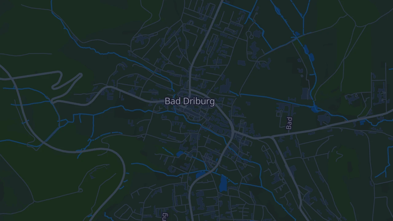 Karte von Bad Driburg