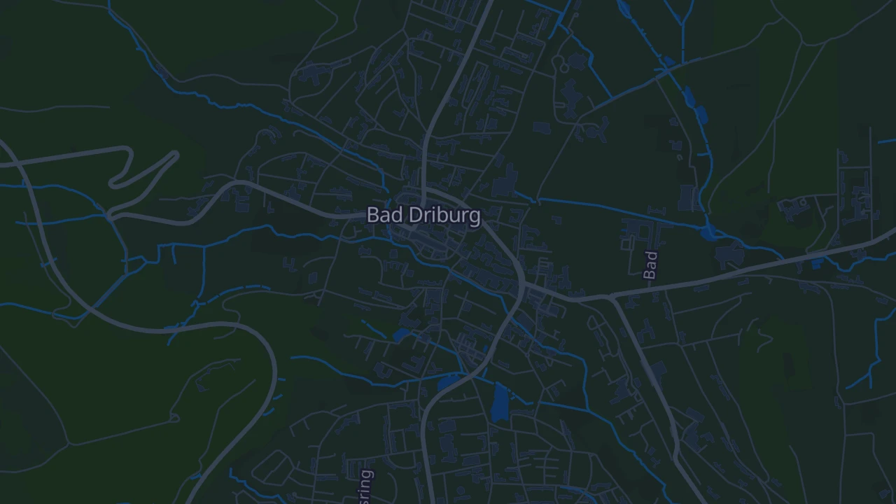 Karte von Bad Driburg