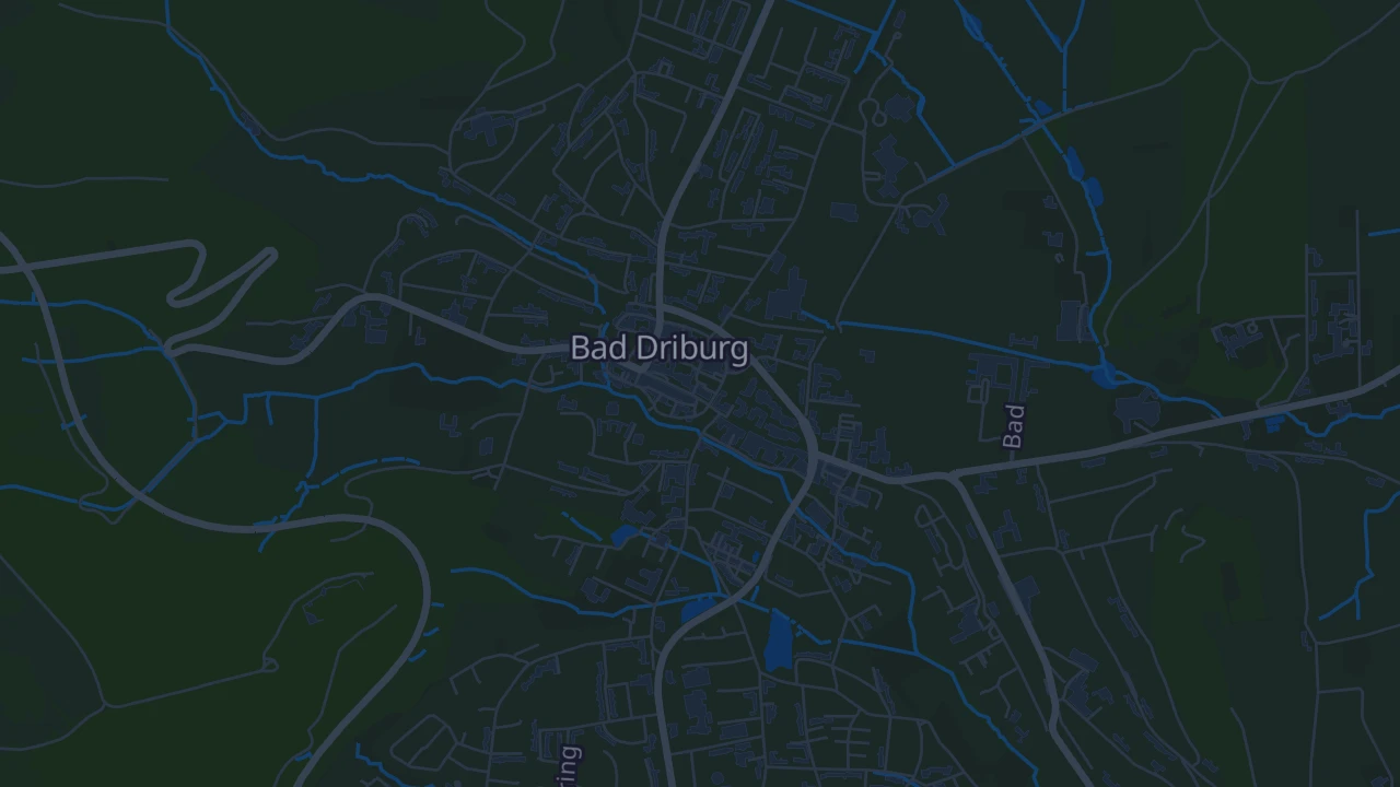 Karte von Bad Driburg