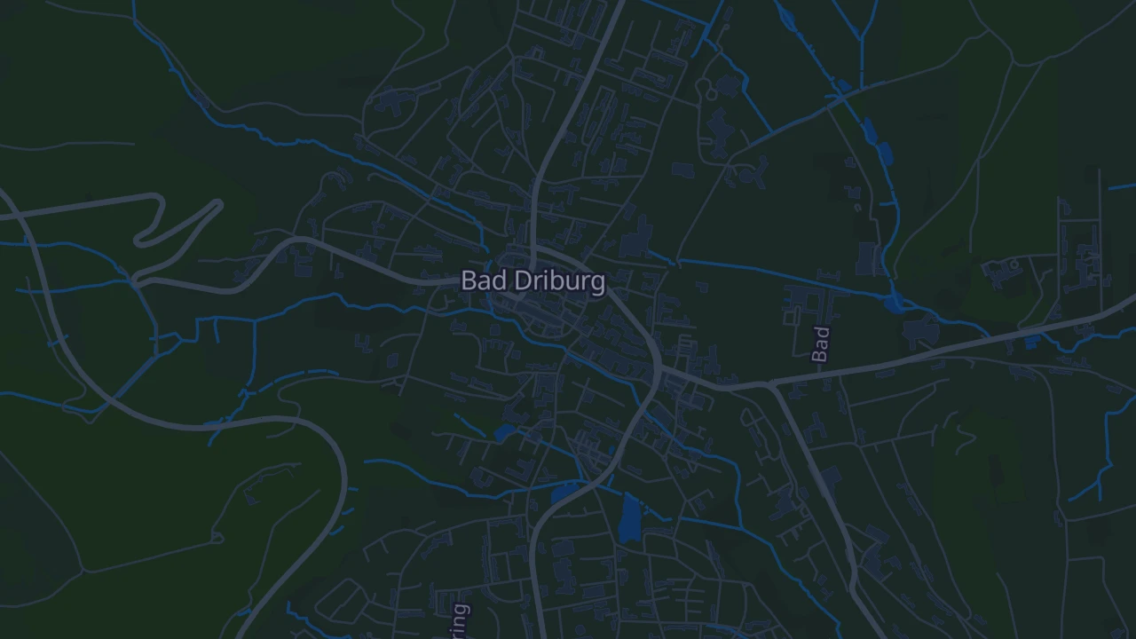Karte von Bad Driburg