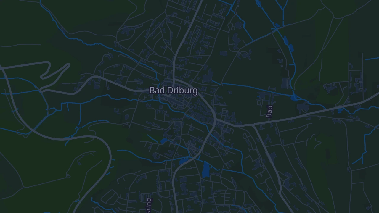 Karte von Bad Driburg