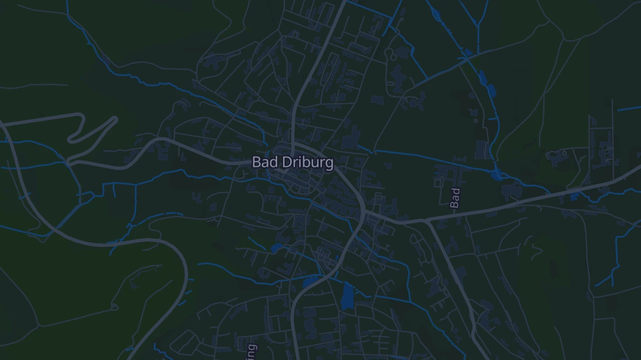 Karte von Bad Driburg