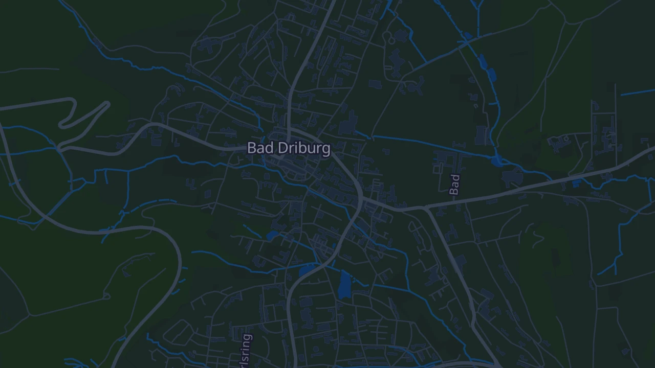 Karte von Bad Driburg