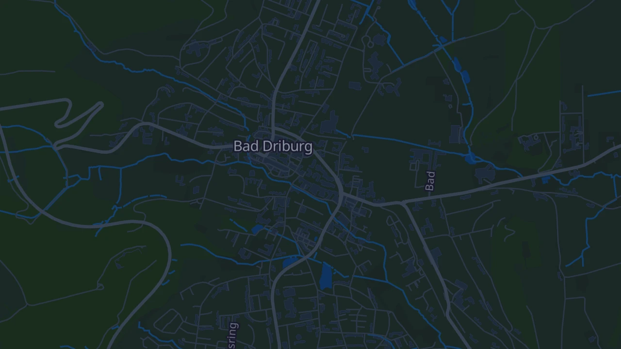 Karte von Bad Driburg