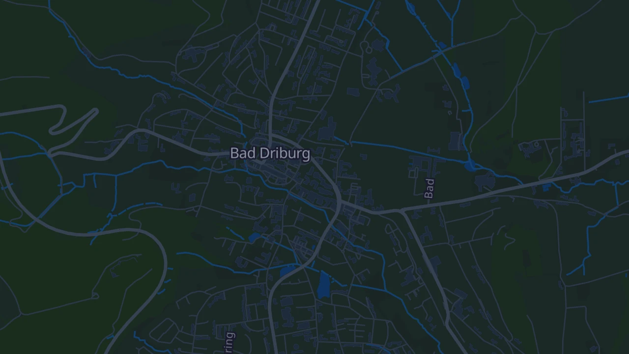 Karte von Bad Driburg