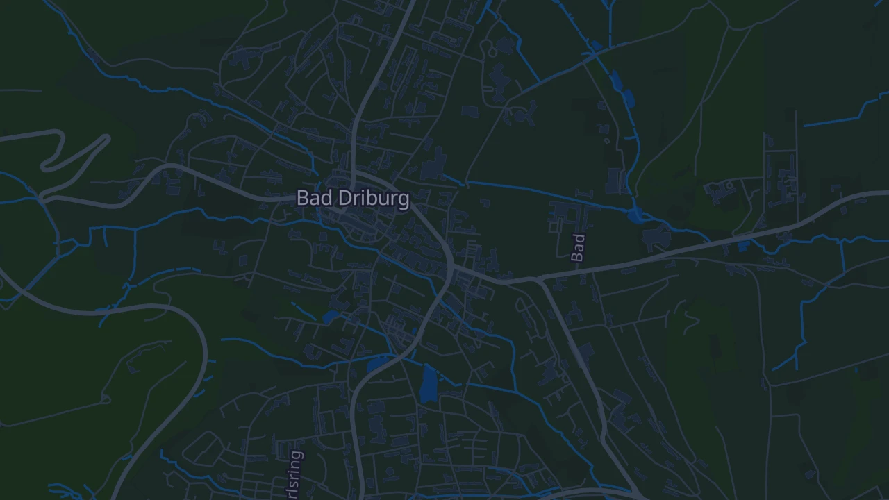 Karte von Bad Driburg