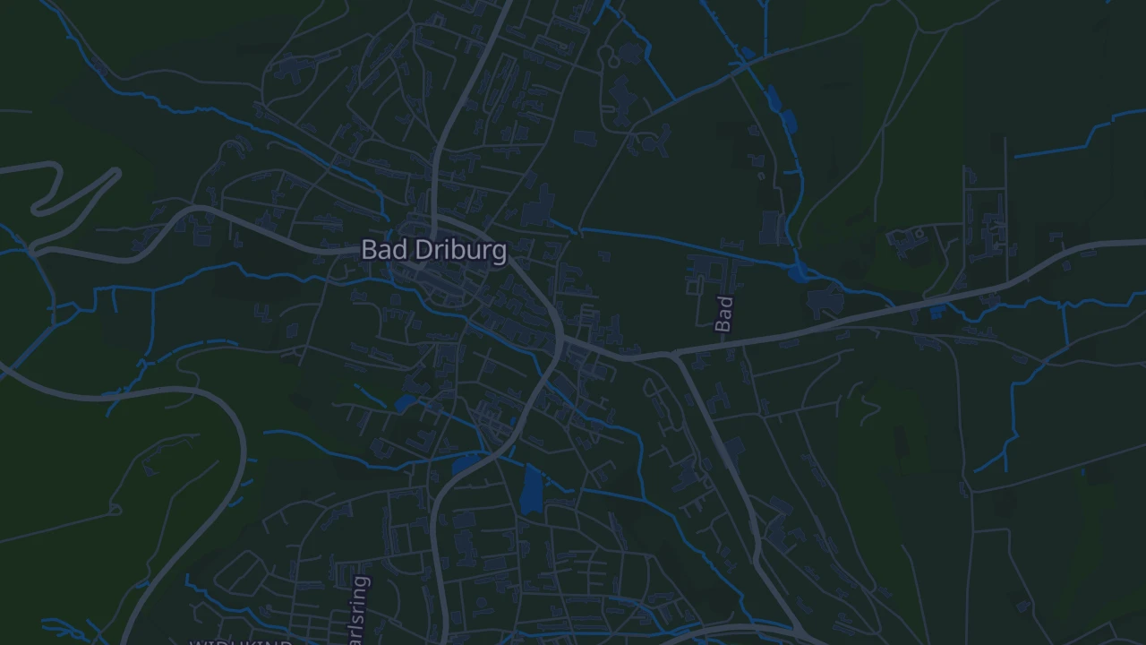 Karte von Bad Driburg