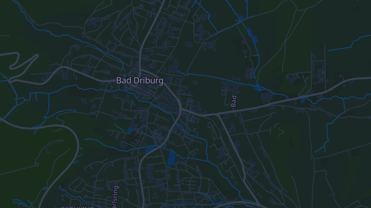 Karte von Bad Driburg