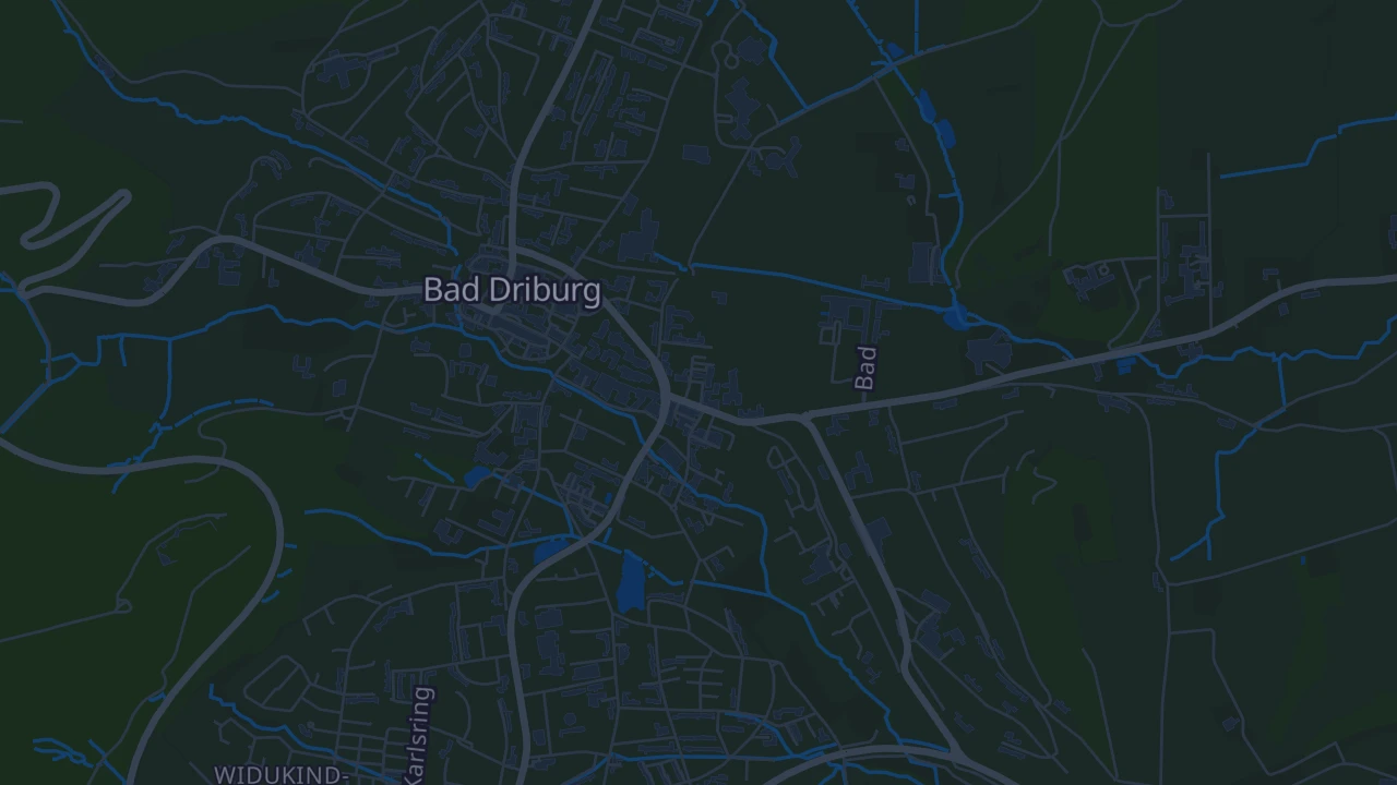Karte von Bad Driburg
