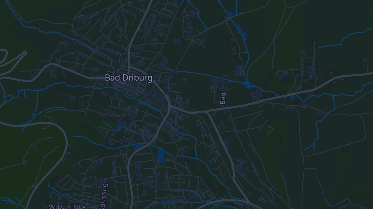 Karte von Bad Driburg