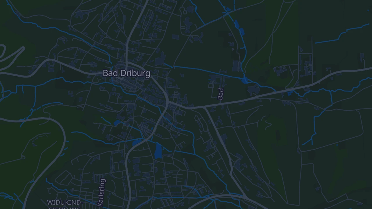 Karte von Bad Driburg