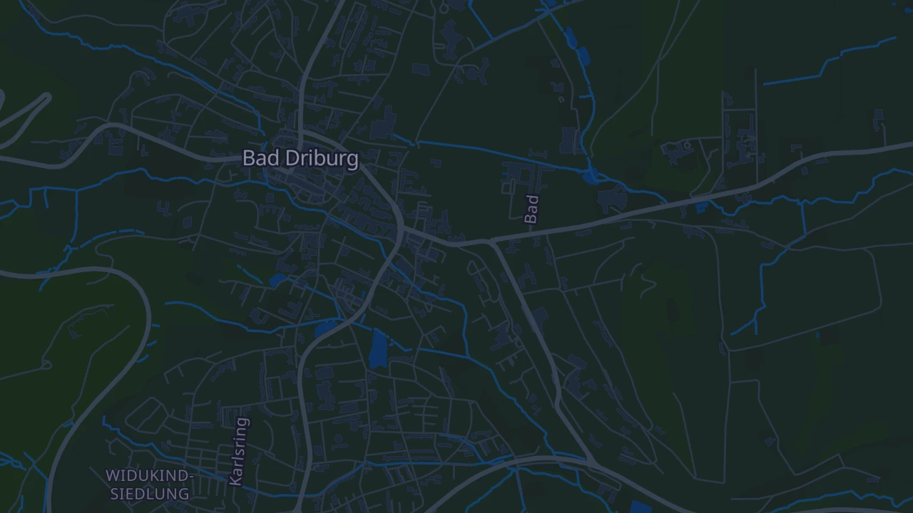 Karte von Bad Driburg