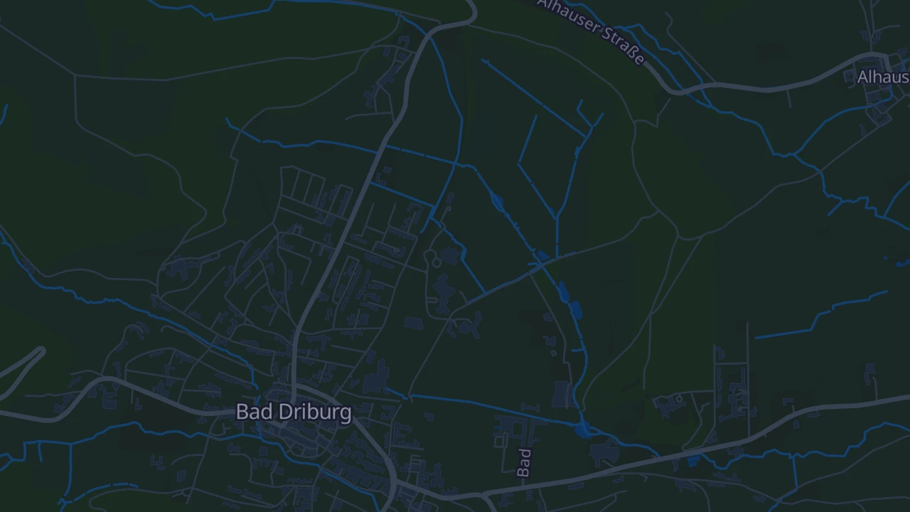 Karte von Bad Driburg