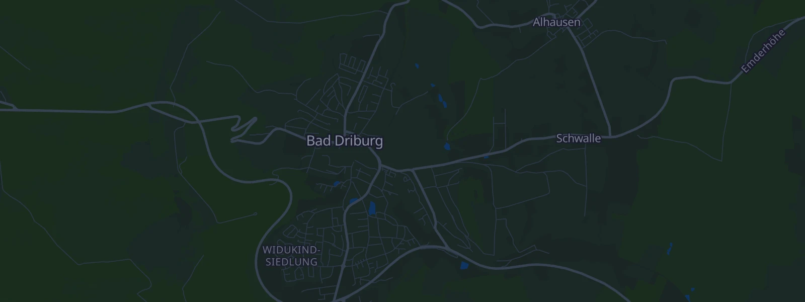 Karte von Bad Driburg