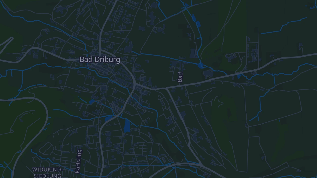 Karte von Bad Driburg