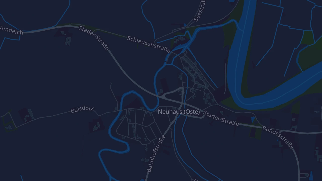 Karte von Neuhaus an der Oste