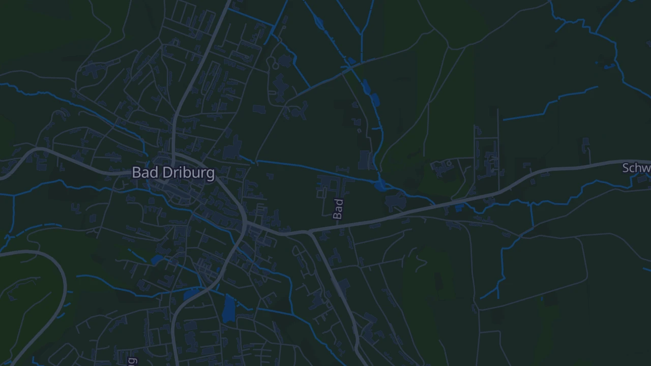 Karte von Bad Driburg