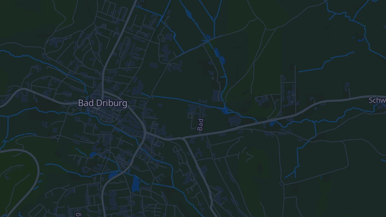 Karte von Bad Driburg