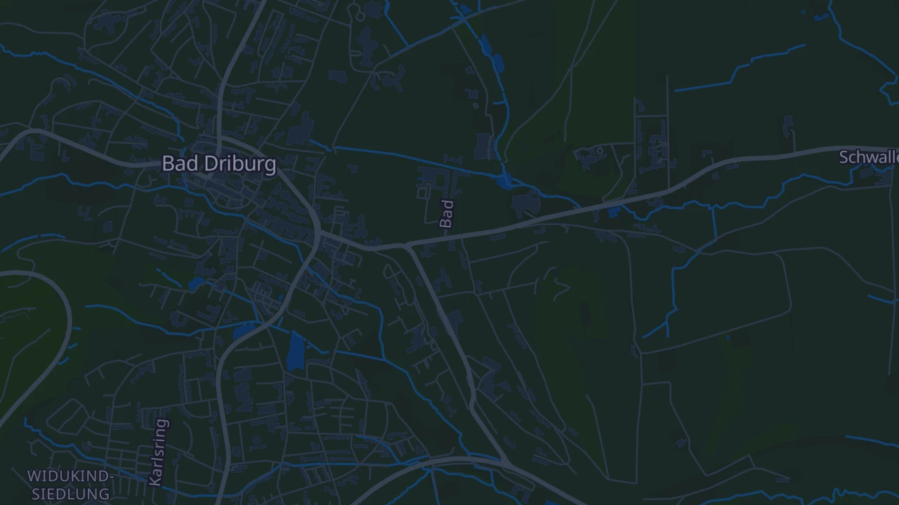 Karte von Bad Driburg