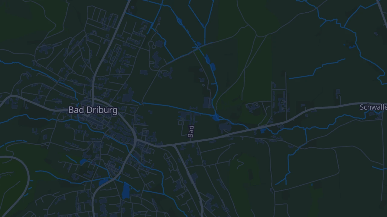 Karte von Bad Driburg