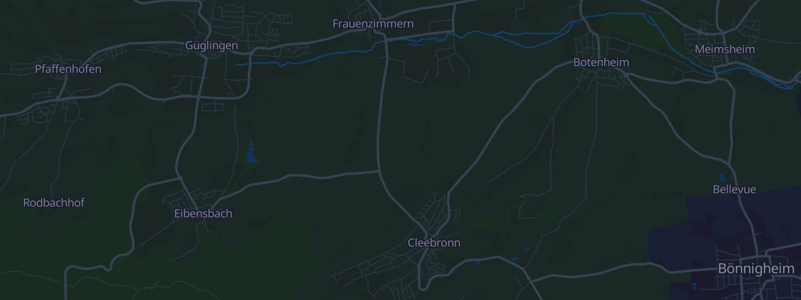 Karte von Cleebronn