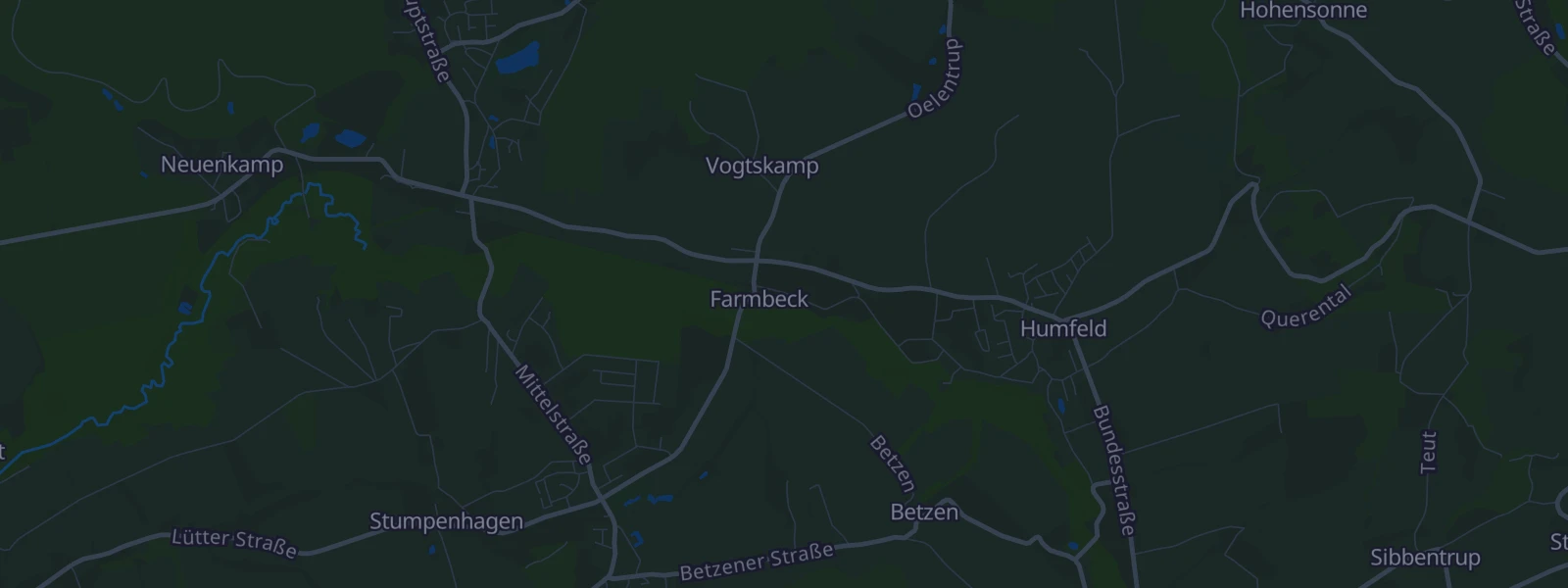 Karte von Dörentrup