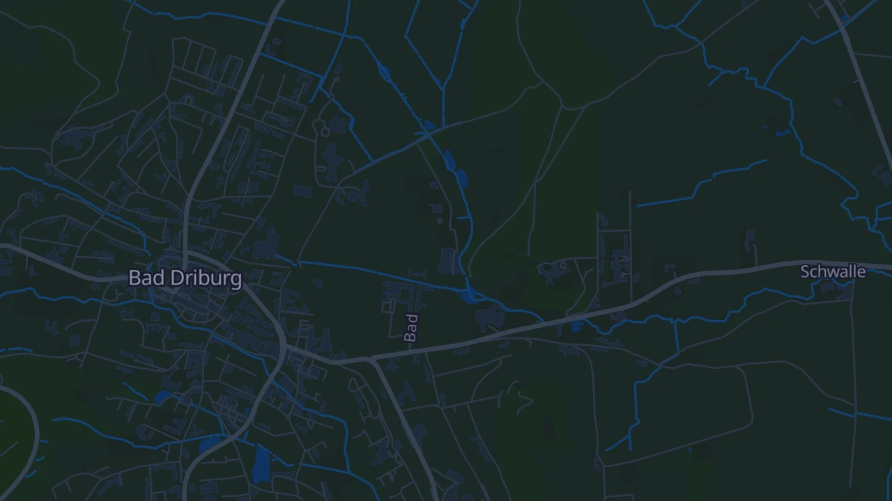Karte von Bad Driburg