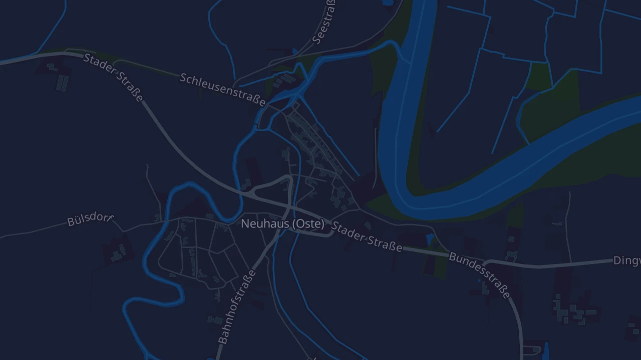 Karte von Neuhaus an der Oste
