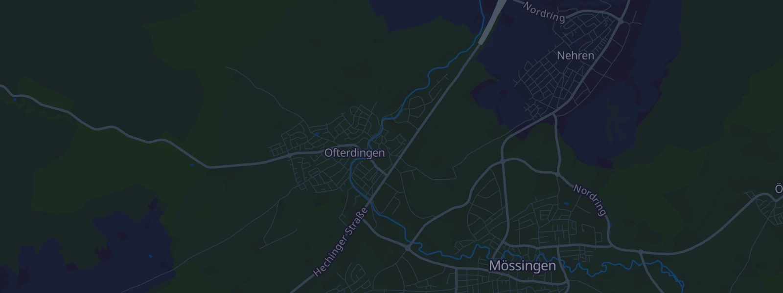 Karte von Ofterdingen