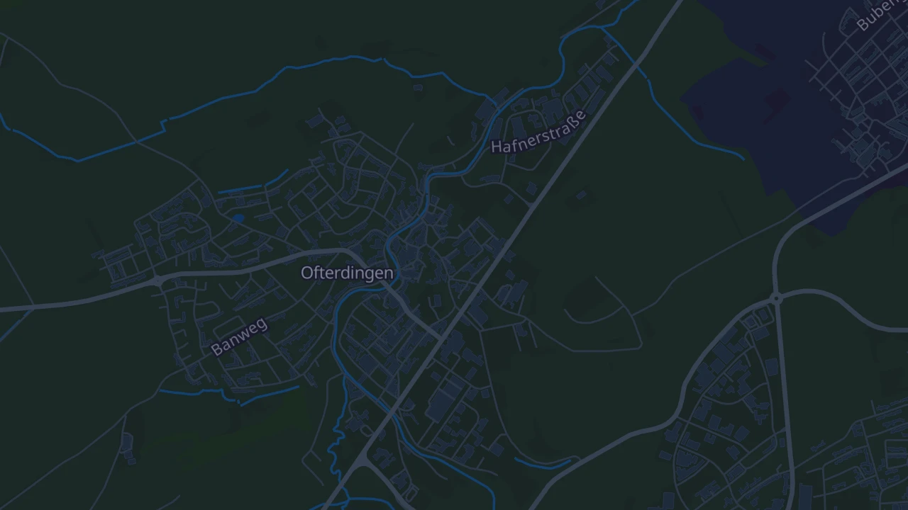 Karte von Ofterdingen