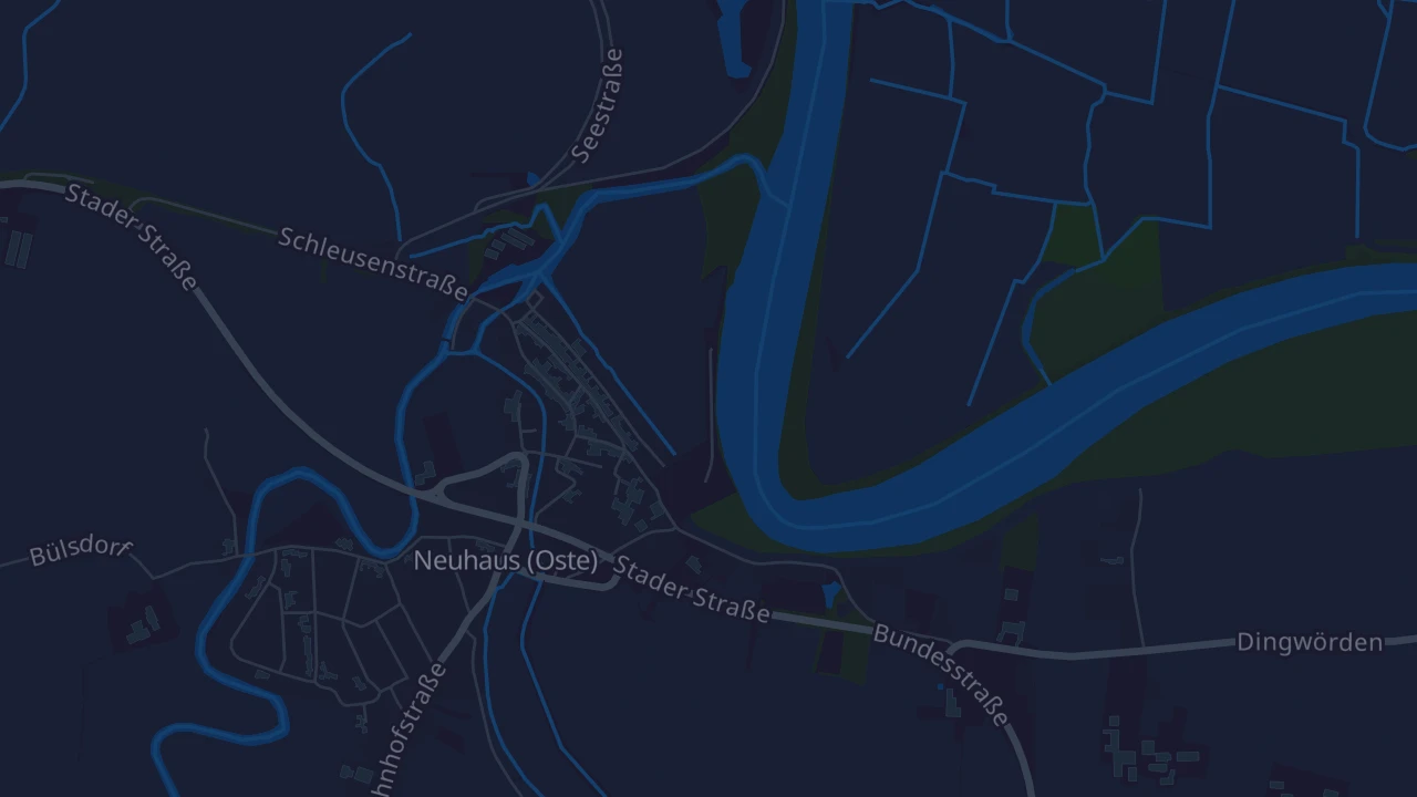Karte von Neuhaus an der Oste