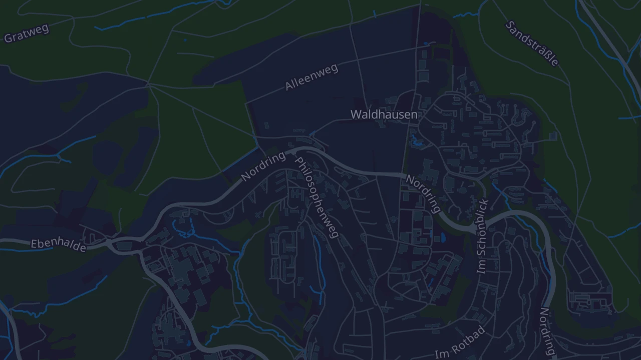 Karte von Tübingen