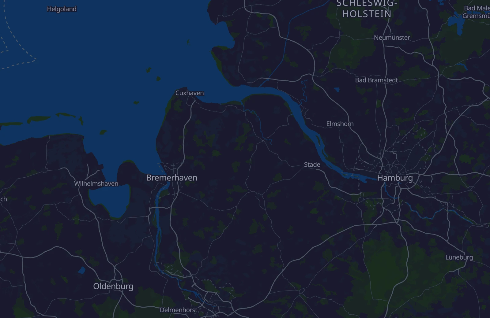 Karte: Umkreis von 38 km