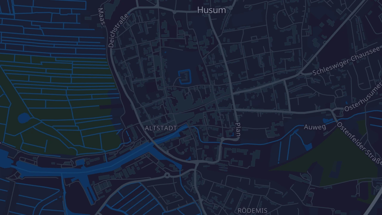 Karte von Husum