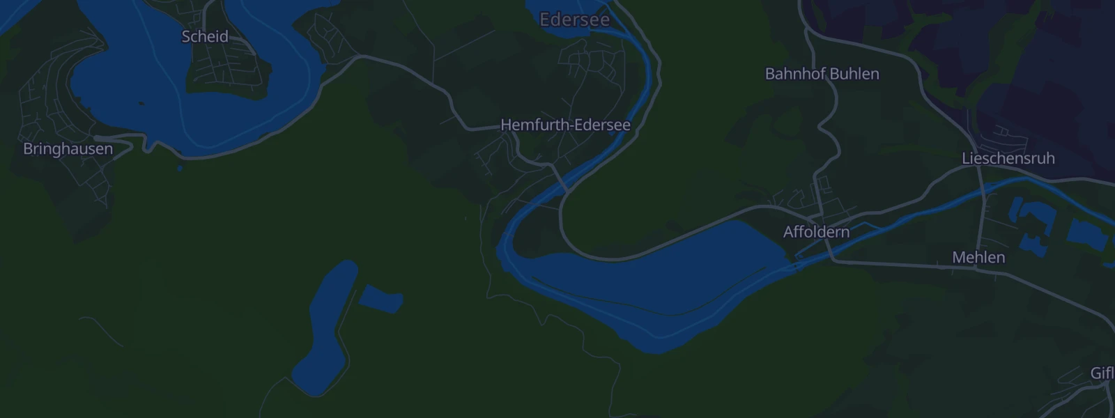 Karte von Edertal