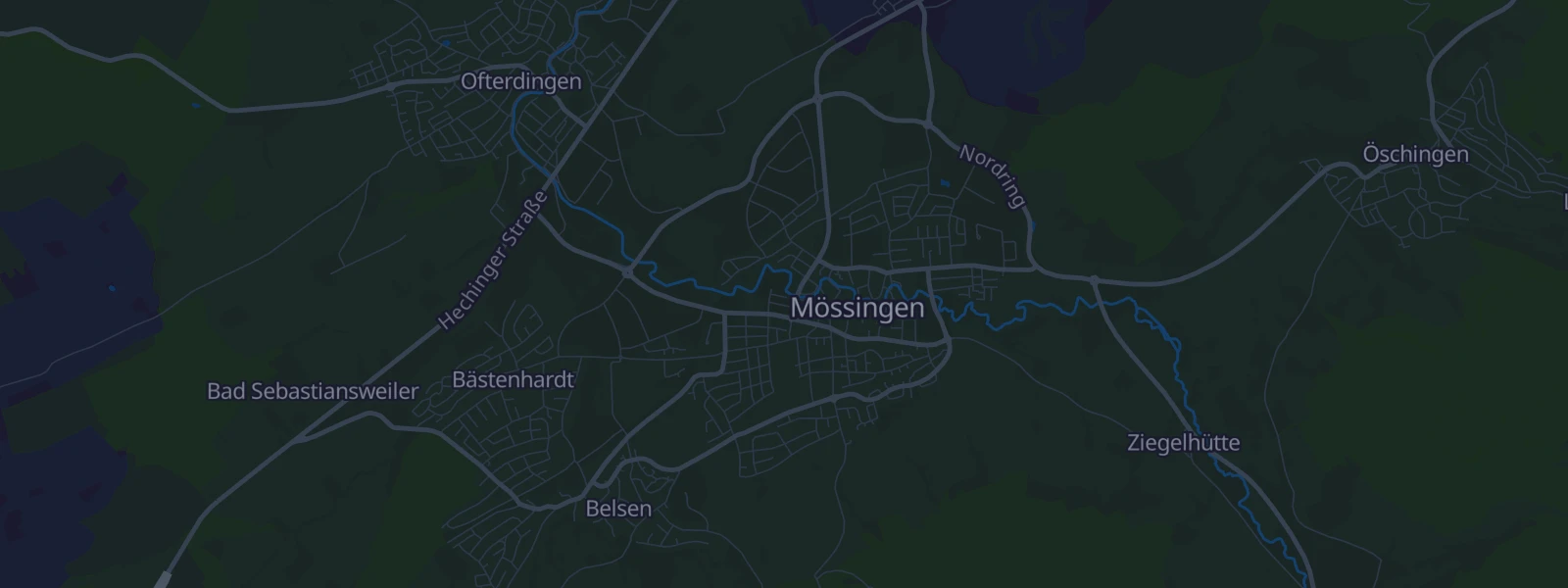 Karte von Mössingen