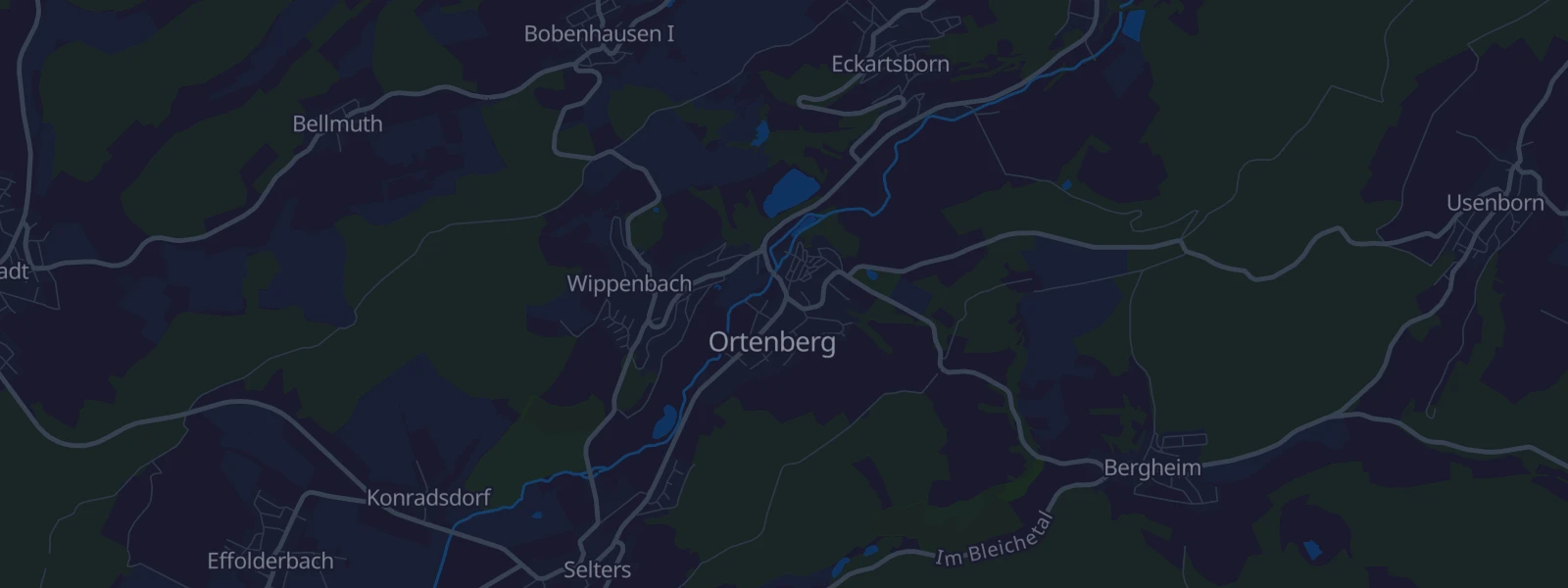 Karte von Ortenberg