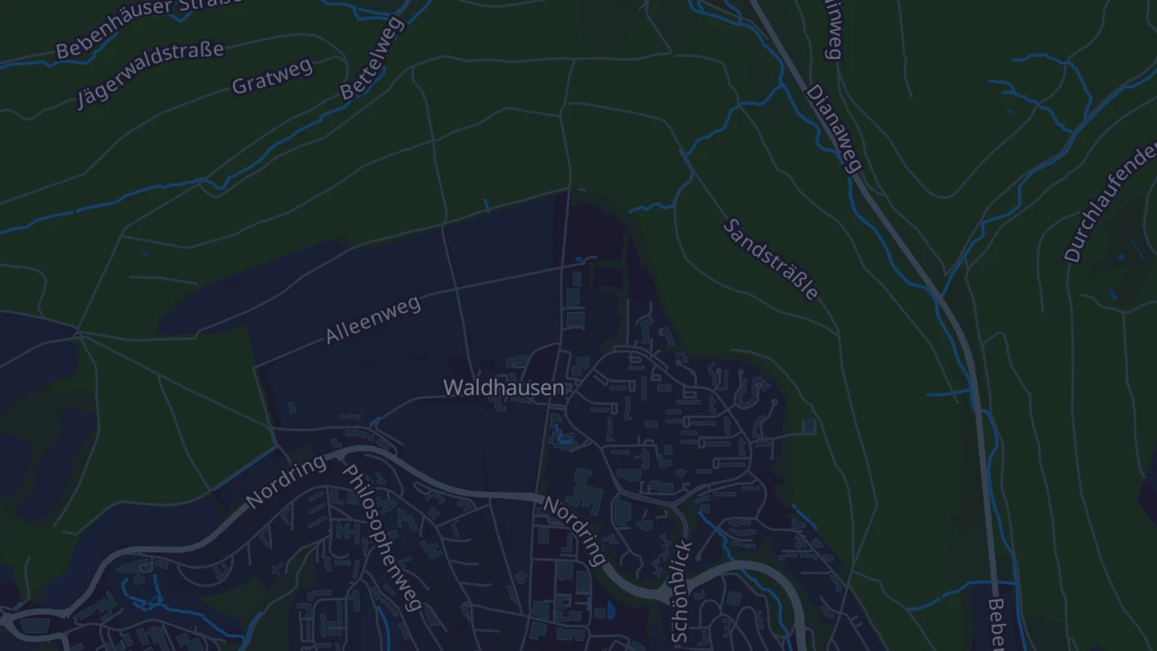 Karte von Tübingen