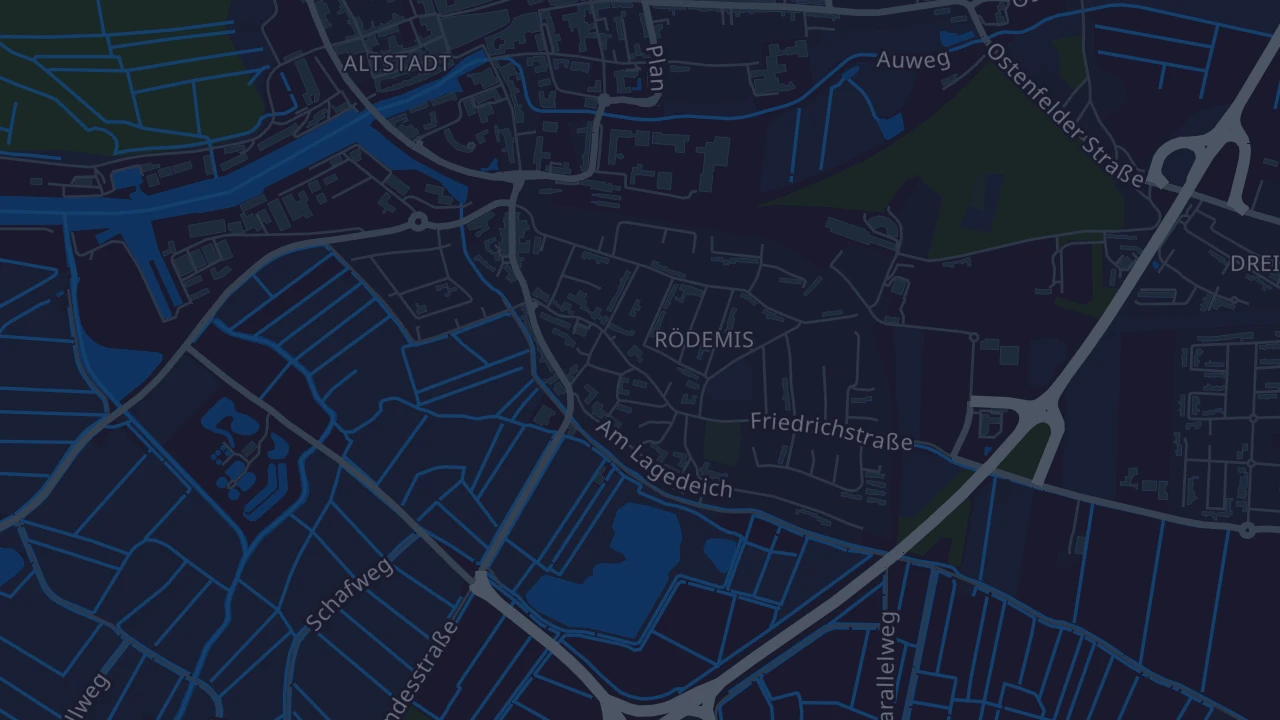 Karte von Husum