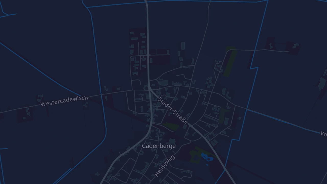 Karte von Cadenberge